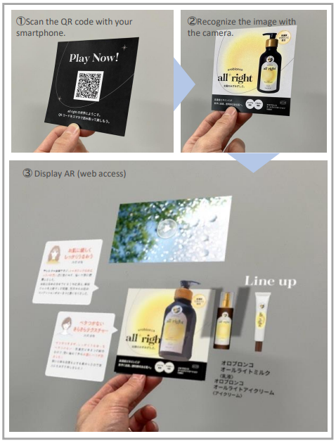 WebAR สำหลับสินค้า